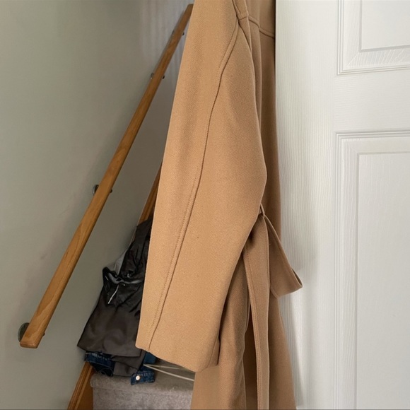 Aritizia Wilfred Rialto Tan Wool Coat with belt - Picture 8 of 12